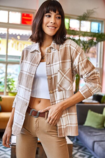 Shirt - Beige - Relaxed fit