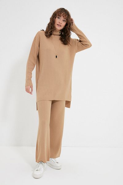 Two-Piece Set - Brown - Regular fit