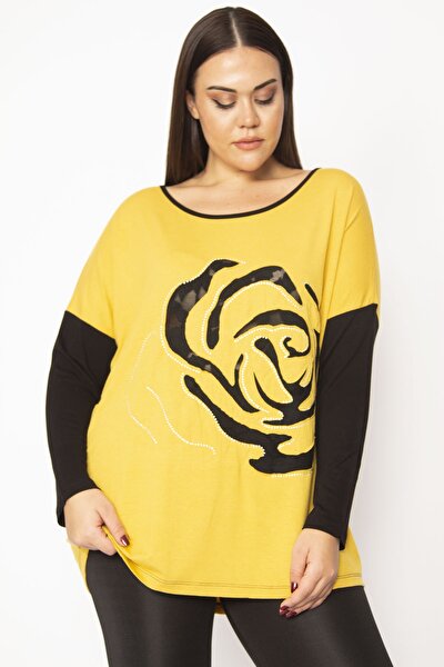 Plus Size Tunic - Yellow - Regular fit