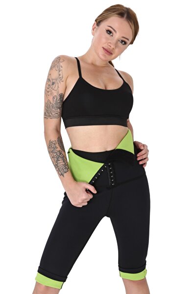 Giyincel Kadin Neopren Agrafli Korse Atlet Ve Uzun Termal Tayt Fiyati Yorumlari Trendyol