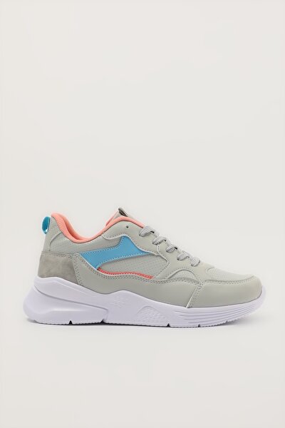 Sneakers - Gray - Flat