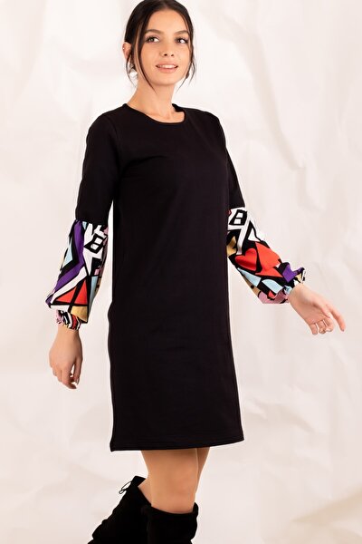 Große Größen in Kleid - Schwarz - A-Linie
