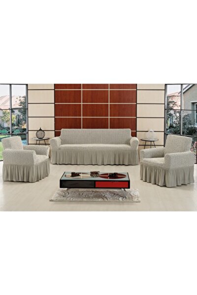 Altinkoza Krem Petek Dokuma Koltuk Ortusu Maxi Takim 3 3 1 1 Fiyati Yorumlari Trendyol