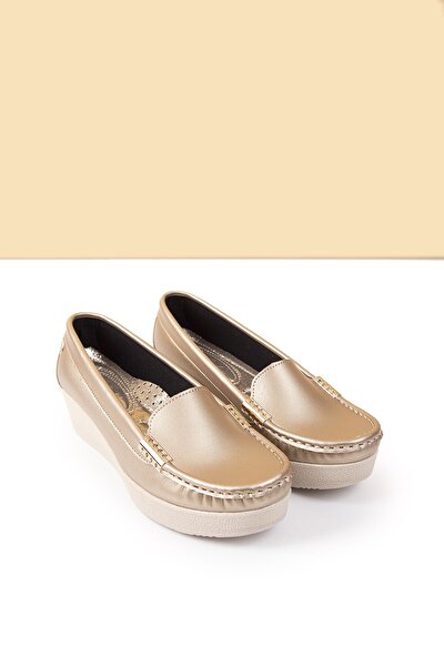 Pc-50800 Altın Kadın Ayakkabı