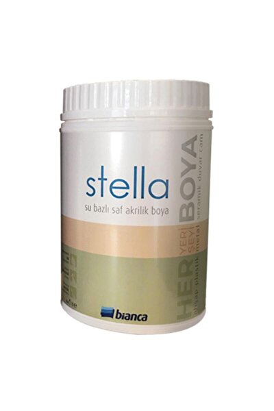 Beyaz Stella Su Bazlı Saf Akrilik Boya - 1087