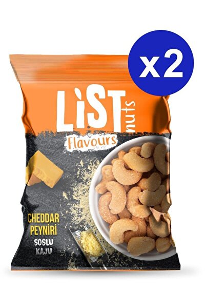 List Nuts Flavours Cheddar Peyniri Soslu Kaju 2 X 100 G