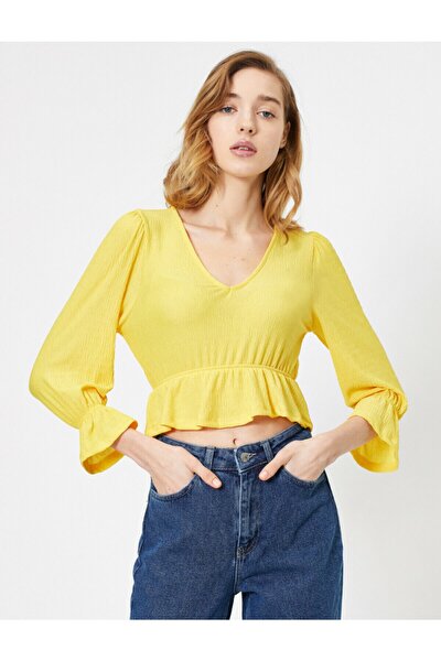 T-Shirt - Gelb - Regular Fit