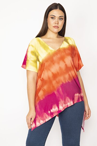 Plus Size Tunic - Multi-color - Relaxed fit