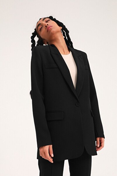 Kadın Blazer Ceket Siyah