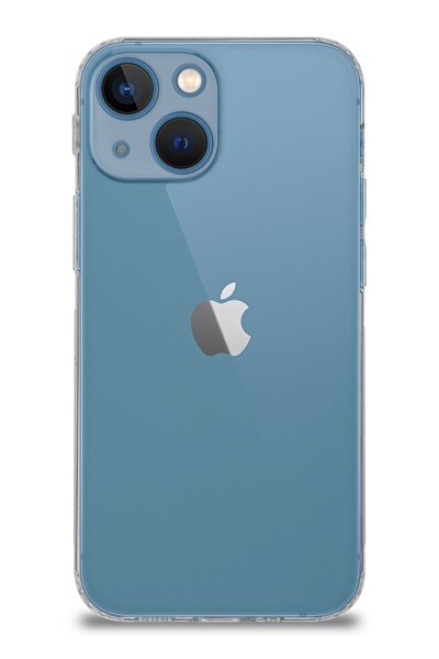 Apple Iphone 13 Kılıf Kamera Korumalı Şeffaf Silikon Kapak