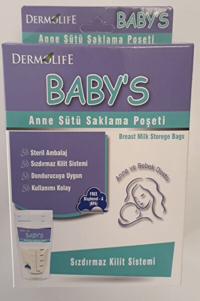 Baby's Süt Saklama Poşeti (TORBASI) 20'li Ambalajlarda