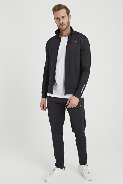 Sport-Sweatsuit Set - Schwarz - Regular Fit