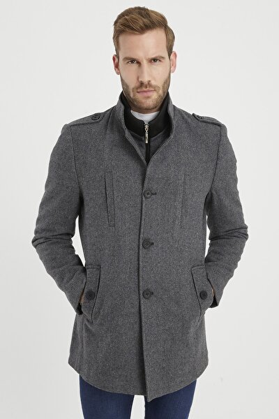 Mantel - Grau - Parka