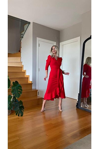 janes krep kumas midi boy kusakli elbise fiyati yorumlari trendyol janes krep kumas midi boy kusakli elbise fiyati yorumlari trendyol