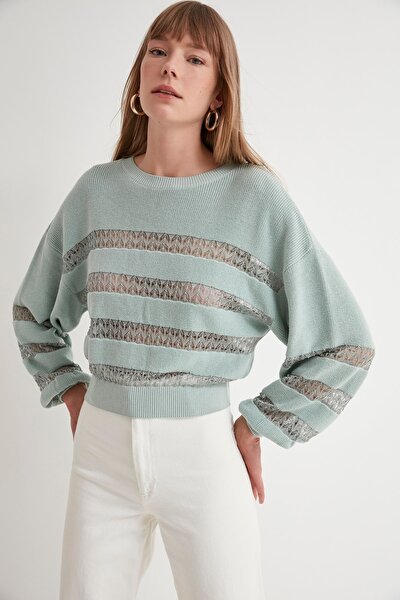 Sweater - Turquoise - Regular fit