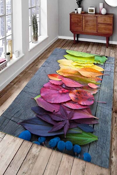 ika hali hayat home jel kaymaz taban cizgili desen dekoratif kilim yolluk fiyati yorumlari trendyol