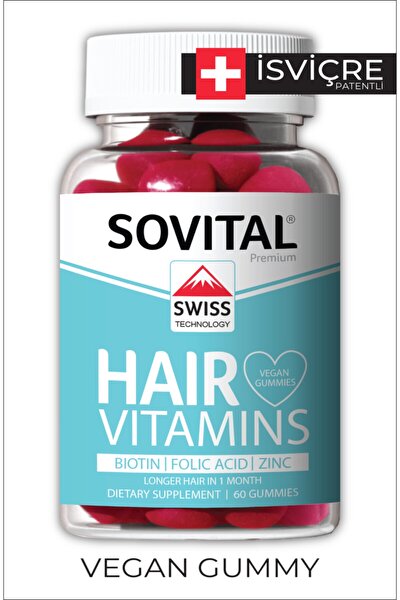 sovital hair vitamin isvicre patentli vegan gummy sac vitamini fiyati yorumlari trendyol