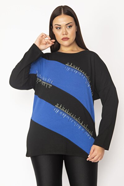 Plus Size Tunic - Multi-color - Relaxed fit