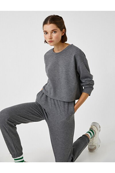Sweatshirt - Grau - Regular Fit