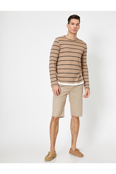 Shorts - Weiß - Mittlerer Bund