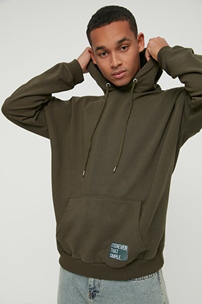 Sweatshirt - Khaki - Oversized