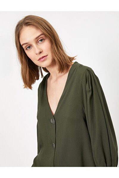 Bluse - Grün - Relaxed Fit