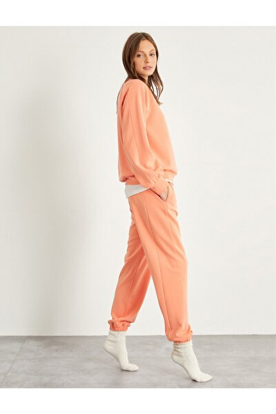Pyjamahose - Orange - Jogger