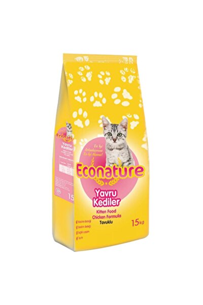 Econature Tavuklu Yavru Kedi Mamasi 15 Kg Trendyol
