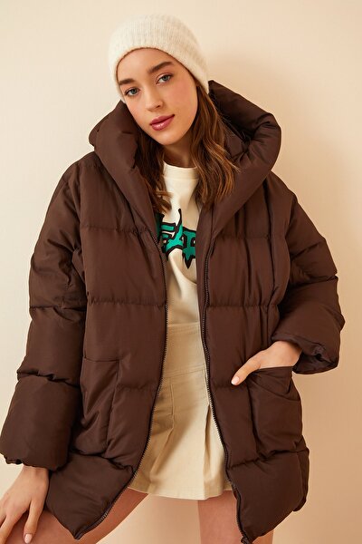 Winterjacke - Braun - Puffer