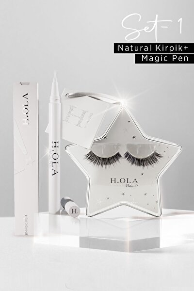 Şeffaf Eyeliner (magic Pen) + Natural Kirpik