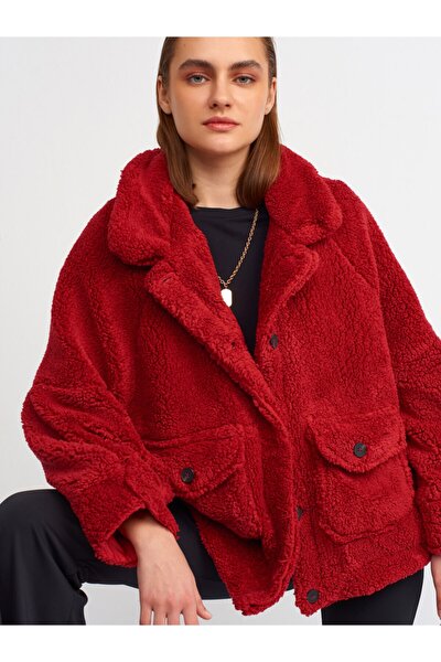 Winterjacke - Rot - Bikerjacken