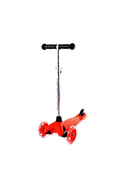 Triathlon Kirmizi 7 Renk Led Isikli Tekerlekli Scooter Trendyol