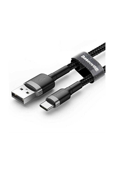 Cafule Kablo USB For Type-C 3A 1.0 M Gri
