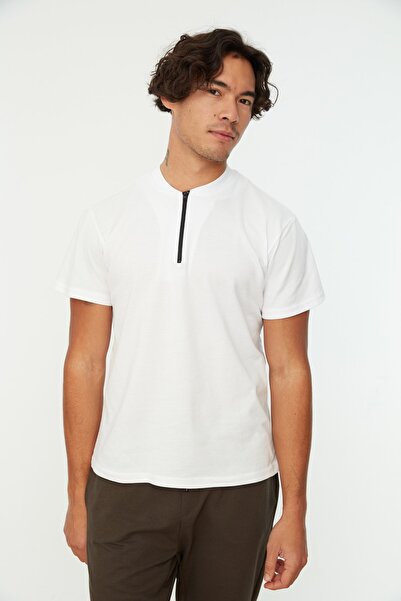T-Shirt - Weiß - Slim Fit