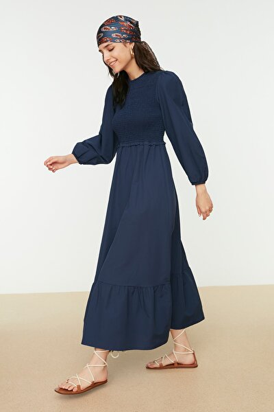 Dress - Navy blue - Smock dress