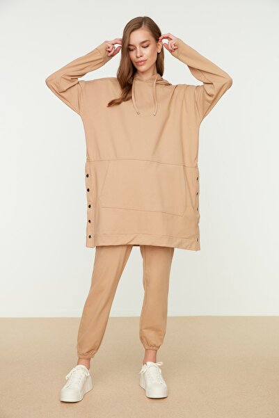 Sweatsuit Set - Brown - Relaxed