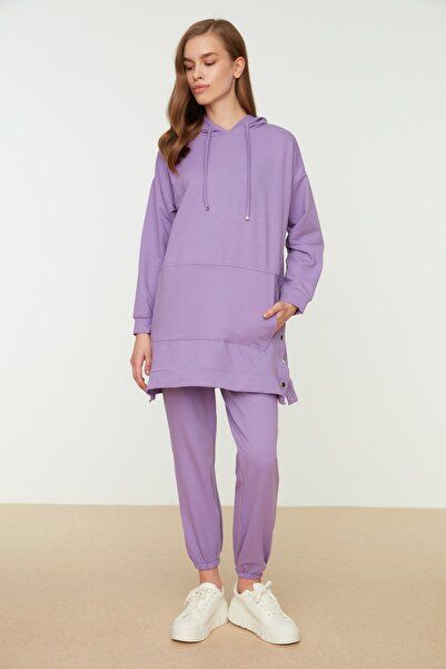 Sweatsuit Set - Purple - Relaxed