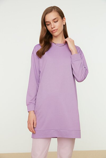 Sweatshirt - Purple - Relaxed fit