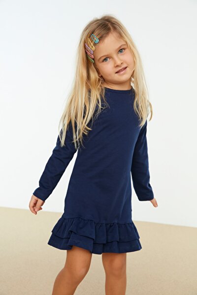 Kleid - Dunkelblau - Basic