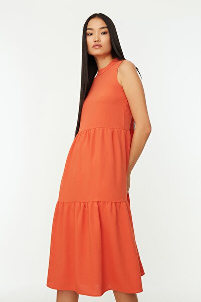 Kleid - Orange - Shift