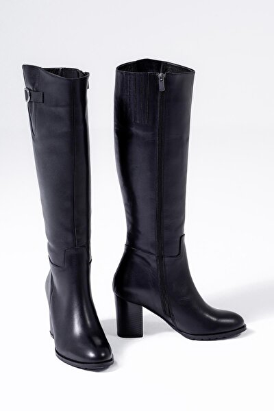 Stiefel - Schwarz - Blockabsatz