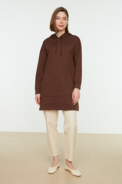 Sweatshirt - Brown - Regular fit