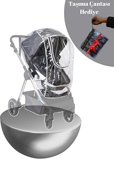Lüx Büyük Boy Fermuarlı Bebek Arabası Yağmurluğu,travel Sistem Bebek Arabası Yağmurluğu