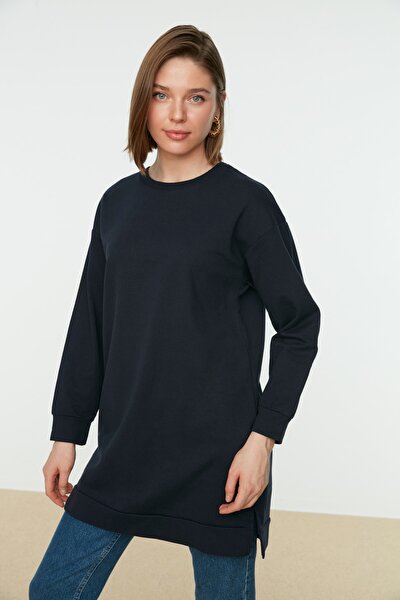 Sweatshirt - Navy blue - Regular fit