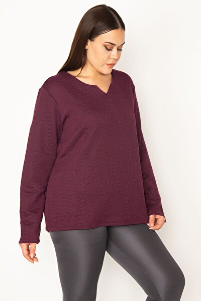 Plus Size Tunic - Purple - Regular fit