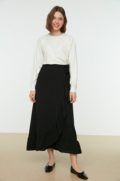 TRENDYOL MODEST Skirt - Black - Maxi - Trendyol