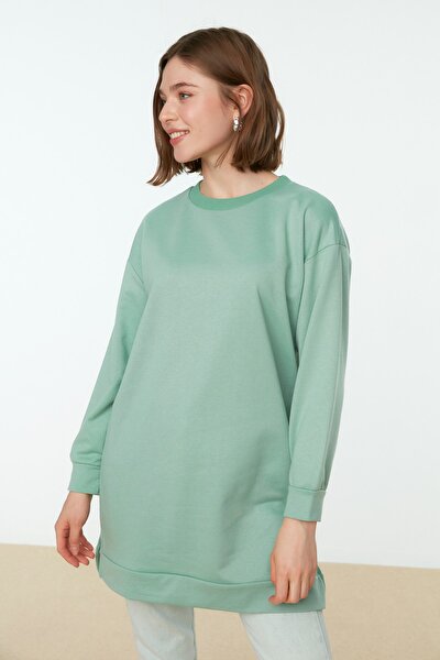 Sweatshirt - Turquoise - Regular fit