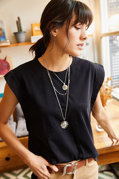 T-Shirt - Schwarz - Regular Fit