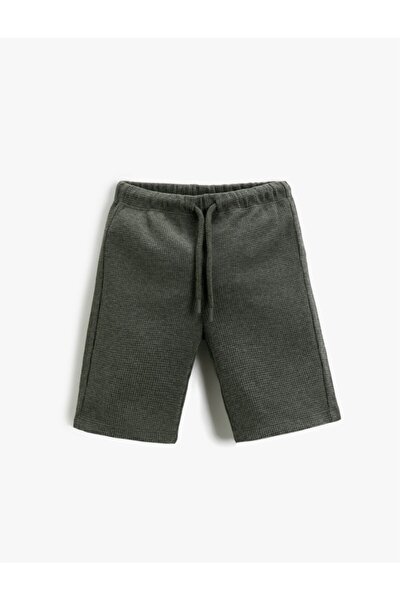 Shorts - Khaki - Mittlerer Bund