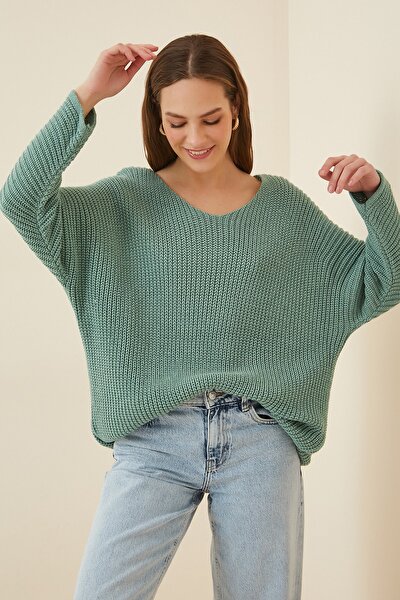 Pullover - Grün - Oversized